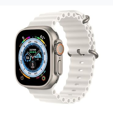 ultra watch: İşlənmiş, Smart saat, Smart, Sensor ekran, rəng - Boz
