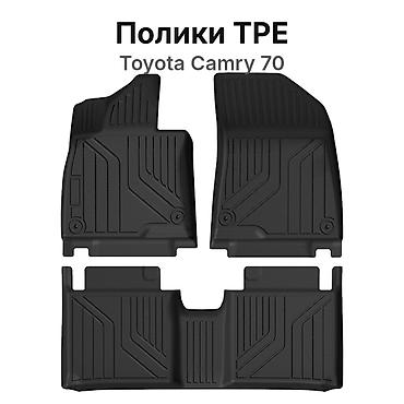 коврики камри 55 оригинал: 3D Полики Для салона Toyota, цвет - Черный, Новый, Самовывоз — 1