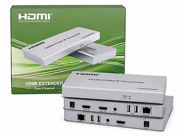 hdmi удлинитель: HDMI Extender 200M — профессиональный комплект для передачи — 4