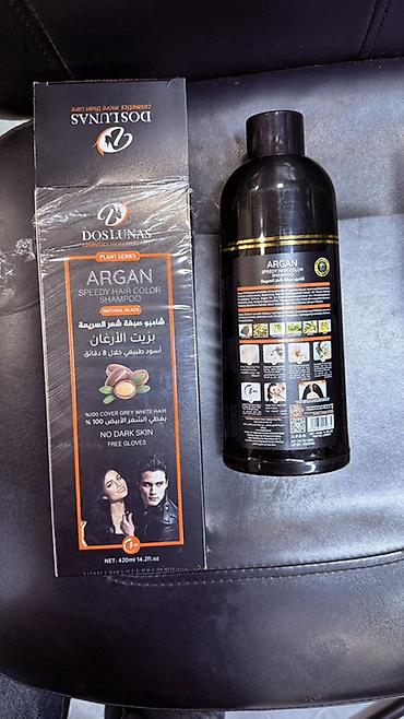 long hair: Dos Lunas Argan Speedy Hair Color Shampoo – Natural Black - Bitki — 2