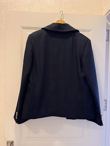 tuklu geyim: Palto, L, XL, rəng - Göy — 3