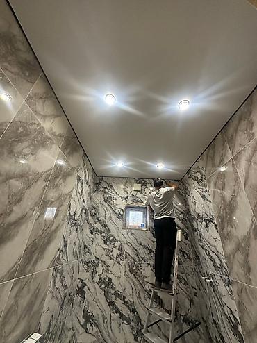 Натяжной потолок: Натяжной потолок Глянцевое, Матовое, 3D потолки Гарантия, Бесплатная консультация, Бесплатный замер — 7