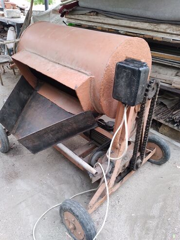 Beton qarışdıranlar: Elektrik mühərrikli qarışdırıcı/baraban tipli sənaye mikseri - Güclü — 6