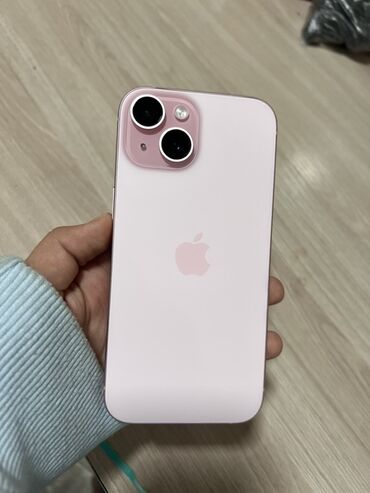 рассрочка ноутбук ош: IPhone 15, Б/у, 128 ГБ, Розовый, Зарядное устройство, 86 %