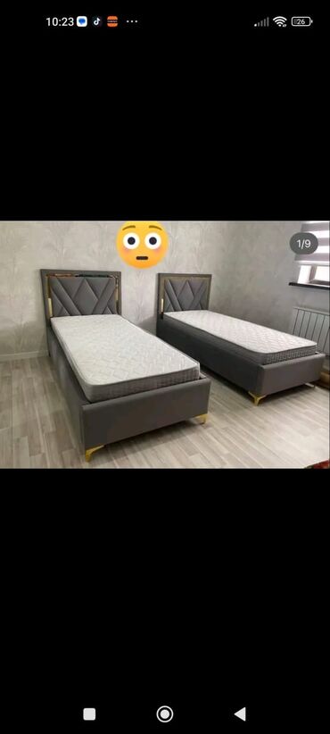 İkimərtəbəli uşaq çarpayıları: Oğlan və qız üçün, Çarpayı, Matras ilə, Siyirməli, Taxta — 16