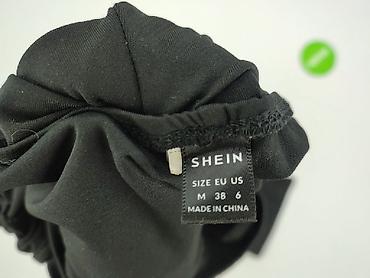 czarne cargo pull and bear: Shein, Spodnie materiałowe damskie, rozmiar M — 4