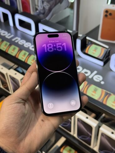 Apple iPhone: IPhone 14 Pro, 128 GB, Deep Purple, Simsiz şarj — 8