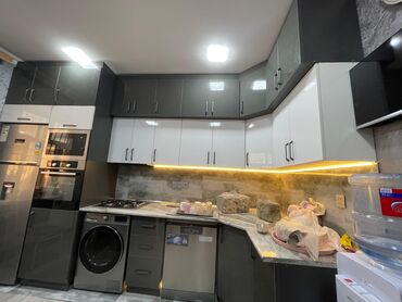 Mətbəx mebeli: Mebel paketı – müasir mətbəx, yemək masası dəsti, yataq və qarderob - — 29