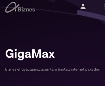 SİM-kartlar: Gigamax internet paketləri. Öz azercell nömrənizi bizim şirkətə