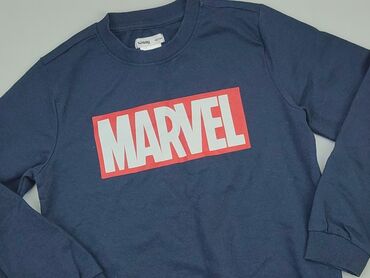 lekki sweterek na lato: Sweatshirt, Marvel, 10 years, 134-140 cm, condition - Good