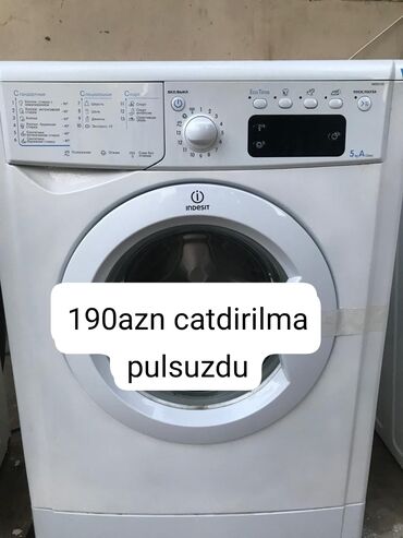 Paltaryuyan maşınlar: Paltaryuyan maşın Indesit, 5 kq, İşlənmiş, Avtomat, Pulsuz çatdırılma