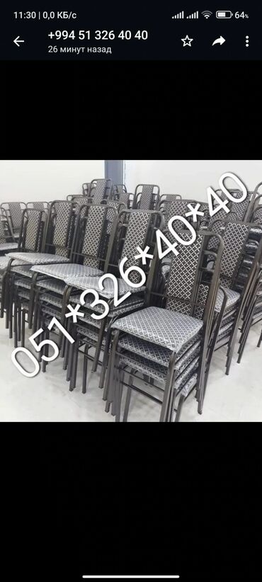 Stullar: Qonaq otağı üçün, rəng - Ağ Stul — 20