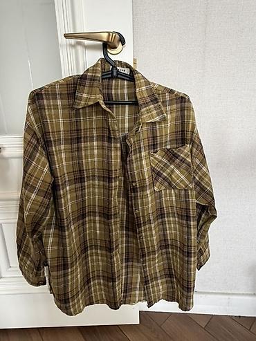 Рубашки: Рубашка в клетку оверсайз - Свободный крой «овер стандарт» - — 2