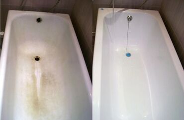 16 лет работа: Профессиональная реставрация ванны Бишкек Ваша ванна пожелтела и не