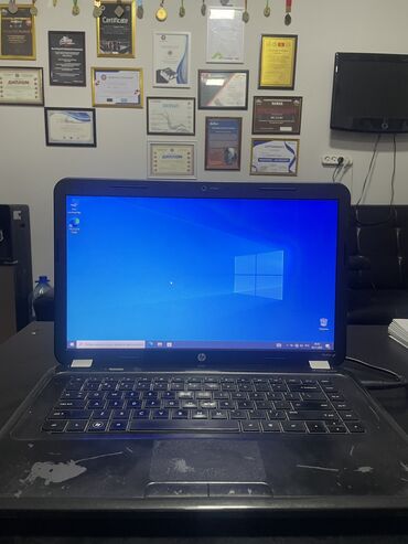 бу нетбук: Ноутбук, HP, 4 ГБ ОЭТ, AMD A4, 15.4 ", Колдонулган, Татаал эмес тапшырмалар үчүн, эс тутум SSD