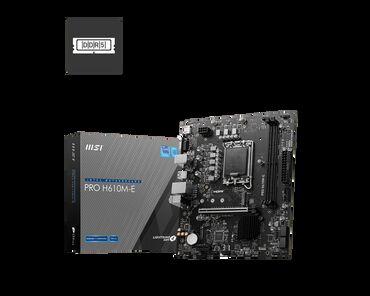 rəqəmsal: Ana Platası MSI PRO H610M-E DDR5, Yeni