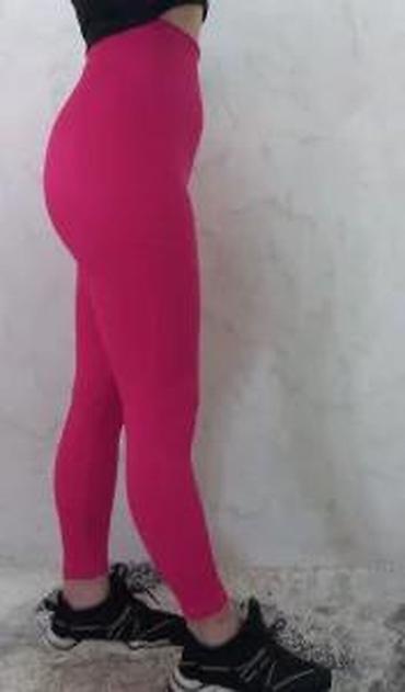 Helanke, biciklistički šortsevi: Ženske sportske helanke – hot pink - Visok struk sa širokim — 21