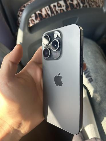 IPhone 15 Pro, 256 GB, Black Titanium, Face ID lalafo.az -da IPhone 15 Pro, 256 GB, Black Titanium, Face ID