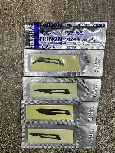 кой кыркан апарат: Стерильные лезвия для скальпеля TRINON (Made in Germany) - Тип — 1