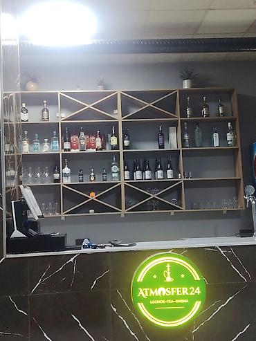 barda: ATMOSFER24 – Lounge, Tea, Shisha Məkanın xüsusiyyətləri: - Şəhər — 1
