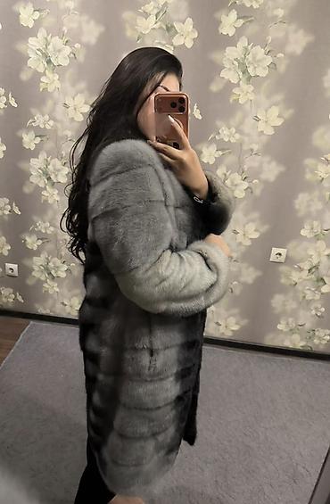 Шубы: Шуба, Норка, По колено, L, XL — 7