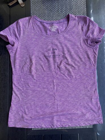 mrežasta majica: 2XL (EU 44), Cotton, color - Purple
