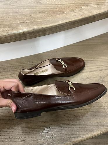 лоферы zara: Zara лоферы из натуральный кожи, Супер удобные и мягкие. Два раза — 2