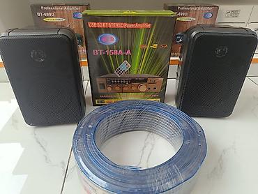 notebook bluetooth: Dəst 2 Kalonka 1 səsgücləndirici 120 manat stereo gücləndirici və — 2