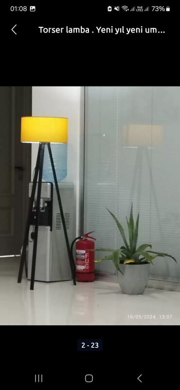 Torşerlər: Üçayaqlı torşer lampa – Yağmur Aydınlatma - Dizayn: Minimalist — 4