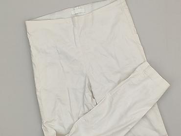 białe bluzki basic: H&M, Spodnie materiałowe damskie, rozmiar M — 1