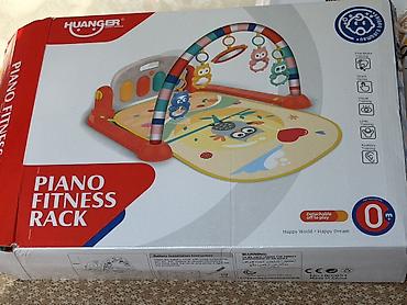 развивающая: Развивающий коврик с дугой и пианино HUANGER «Piano Fitness Rack» - — 1