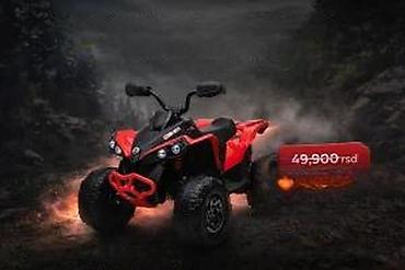 traktor igracka za decu: CAN-AM RENEGADE ATV 4x4 – licencirani dečji električni kvad sa premium — 9