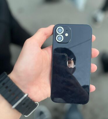 телефон fly ds123: IPhone 12, 128 ГБ, Jet Black, Face ID