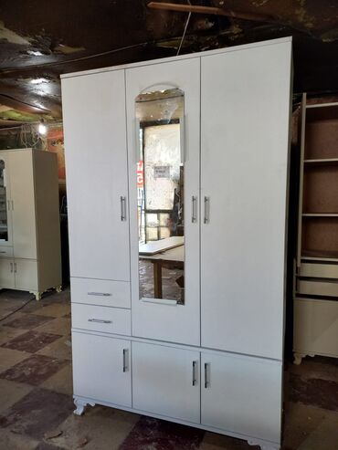 Dolablar: Yeni, Açılan, 3 qapılı Düz dolab, Qarderob, paltar dolabı — 4
