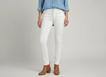 pepco białe spodnie damskie: Reserved, Jeans for women, size S