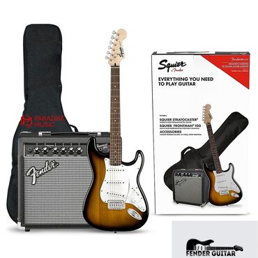gitara kabel: Fender stratocaster lf pack qiymətə daxildir