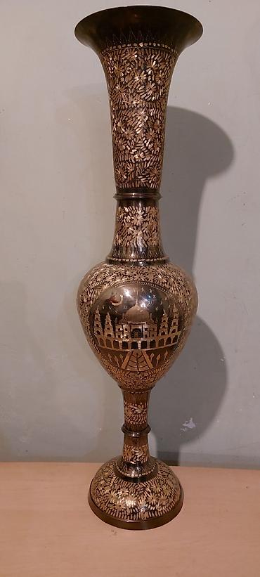 Вазы: 1970-ci illerin Hindustan istehsali guldanlar, hundurlukleri 75-cm — 4