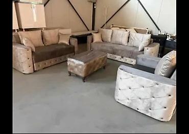 Stilske garniture: Komplet tapaciranih garnitura za dnevni boravak – moderni dizajn sa — 2