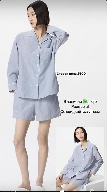женские пижамы оптом: В НАЛИЧИИ жен.пижама 💯% х/б РАЗМЕР L- XL ЮНИКЛО 🇯🇵 Цена 2500 с — 1
