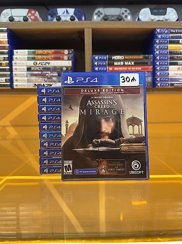 pse 4: Assasins Creed Mirage-PS4 diski Oyun diski tam işlək vəziyyətdədir — 1