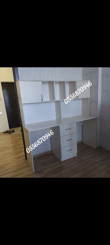 Uşaq və gənc otağı üçün dəstlər: Oğlan və qız üçün, Yeni, Siyirməli, Yazı masası, Stulsuz