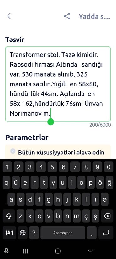 yazı masası qiyməti: Masa yaxşı vəziyətdədir. Köçlə bağlı satıram. Türkiyənin rapsodo lalafo.az -da yazı masası qiyməti: Masa yaxşı vəziyətdədir. Köçlə bağlı satıram. Türkiyənin rapsodo