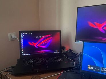 ноу: Asus, Intel Core i7, 17.3 ", Оюндар үчүн, эс тутум HDD + SSD