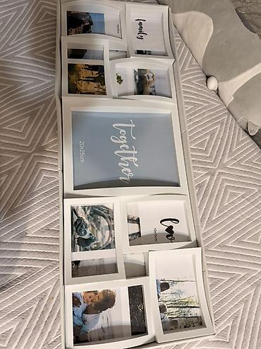 Коллаж‑рамка для фотографий настенная - Цвет: белый - Материал