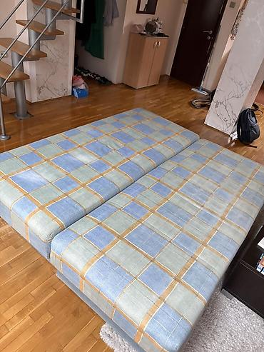 Furniture: Rasklapanje trosed/krevet sa sandukom za posteljinu - Model: trosed — 4