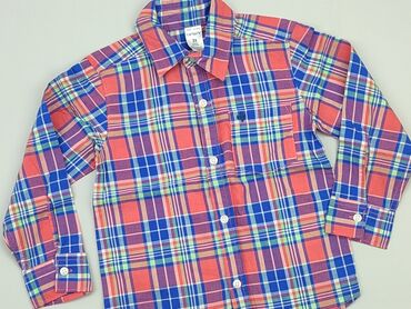 koszula w kratę różowa: Сорочка 2-3 р., стан - Ідеальний, візерунок - Клітинка, колір - Різнокольоровий