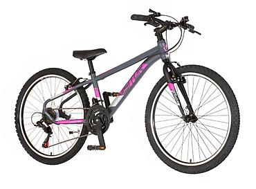 burago audi a3: Bicikl junior 24 Visitor Radiance 24" (XS) – sivi Dečiji MTB bicikl — 1