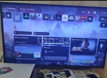 куплю телевизор бу недорого: İşlənmiş Televizor Hoffmann LED ekran 43" FHD (1920x1080), Ünvandan götürmə