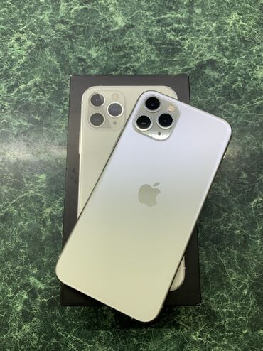 чехол на айфон 11 pro: IPhone 11 Pro, Б/у, 64 ГБ, Серебристый, Коробка, 80 %
