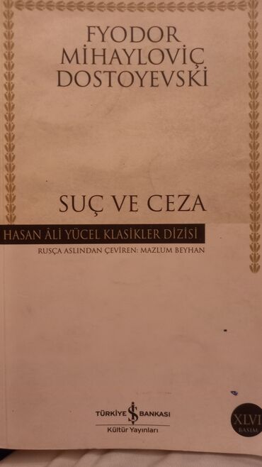 Bədii ədəbiyyat: Dostoyevski "Cinayət və Cəza"
6 manat